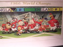 ANIMATION CELL 1966 WORLD CHAMPIONS LOONEY TUNES FRAMED LITHOGRAPH ON PAPER