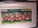 ANIMATION CELL 1966 WORLD CHAMPIONS LOONEY TUNES FRAMED LITHOGRAPH ON PAPER
