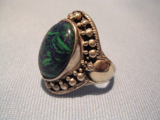 Ladies Sterling Silver and Turquoise Ring