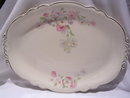 HOMER LAUGHLIN VIRGINIA ROSE FLUFFY ROSE 13 1/2