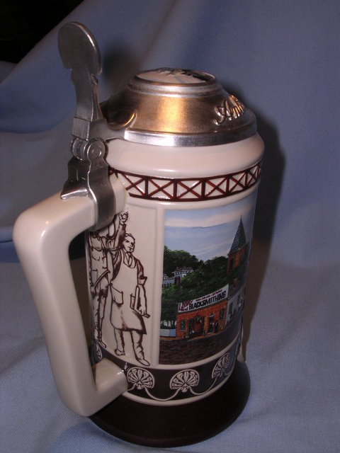 THE ANHEISER BUSCH COLLECTORS CLUB 2002 MEMBERSHIP STEIN BUSCH'S INN 1914 MIB