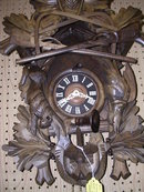 VINTAGE GERMAN BLACK FORREST HUNTERS CUCKOO LARGE WALL CLOCK