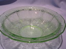 JEANNETTE CHERRY BLOSSOM GREEN DEPRESSION MASTER BERRY BOWL