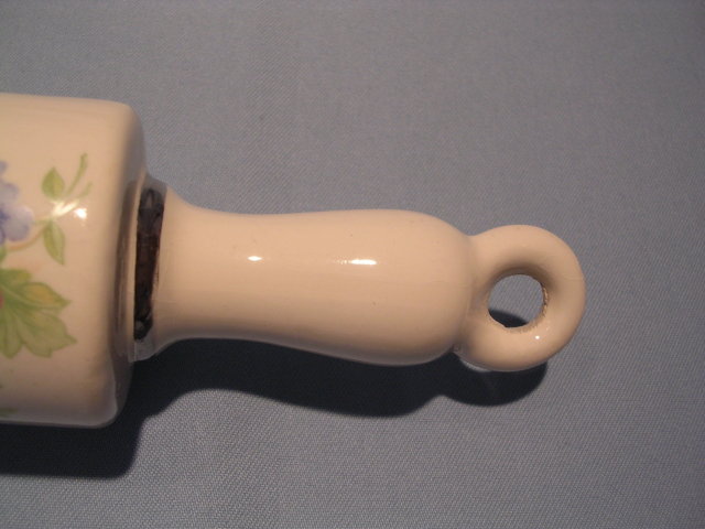VINTAGE HARKER AMY FLORAL ROLLING PIN