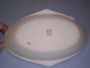 NORITAKE LUSTER WARE OVAL RELISH DISH WITH CENTER FLOWERS