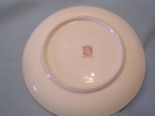NORITAKE TREE IN MEADOW SCENE HANDLED LEMON DISH #27 RED MARK