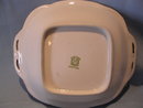 NORITAKE BLUE TREE AND WATER SCENE MORIAGE HANDLED SQUARE DISH GREEN #27 MARK