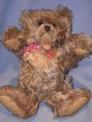 STEIFF ZOTTY MOHAIR 10 TEDDY BEAR W/ EAR BUTTON