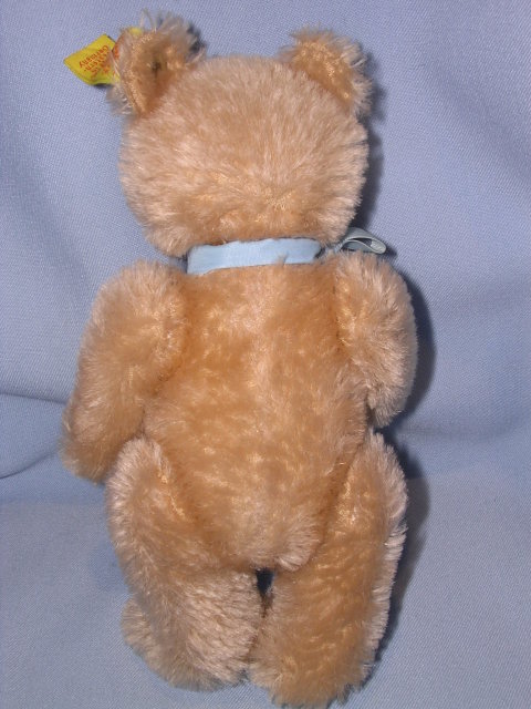 STEIFF ORIGINAL TEDDY BEIGE 7 INCH BEAR 0201/18 EAR BUTTON ,EAR, CHEST AND HANG TAGS