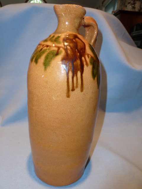 TALL POTTERY CROCK PITCHER