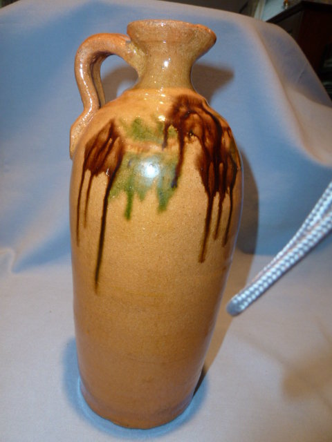TALL POTTERY CROCK PITCHER