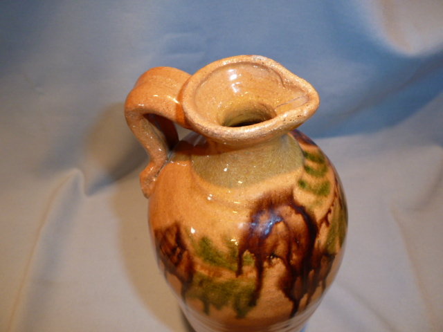 TALL POTTERY CROCK PITCHER