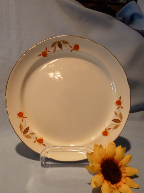 HALL AUTUMN LEAF SALAD PLATE