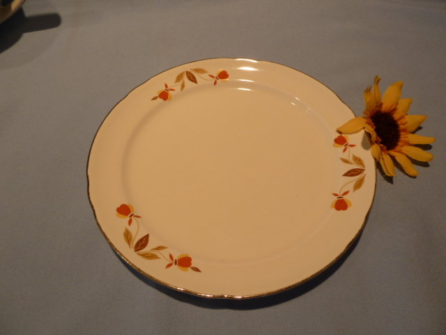 HALL AUTUMN LEAF SALAD PLATE