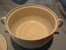 ANTIQUE CHICKEN WIRE GRANITEWARE GRANITE LARGE COOK POT WITH LID