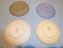 VINTAGE WEDGWOOD JASPER ASSORTED COLOR SET OF FOUR SWEET DISHES CUPID DESIGN MIB