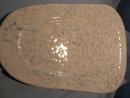 OLD GERMAN SNOW ON MOUNTAIN GRANITEWARE GRANITE ENAMEL BED PAN RARE