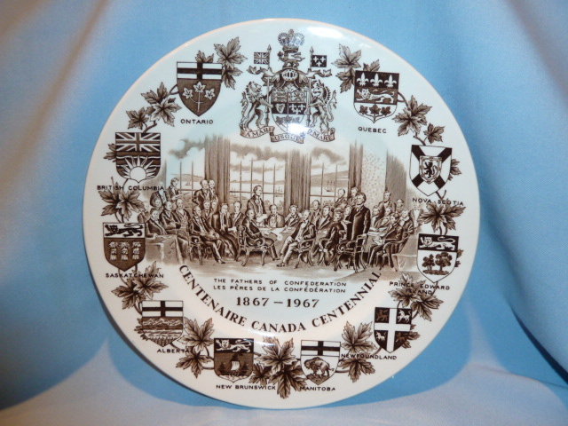 Wood & Sons Plate - Centenaire Canada Centennial 1867-1967