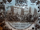 Wood & Sons Plate - Centenaire Canada Centennial 1867-1967