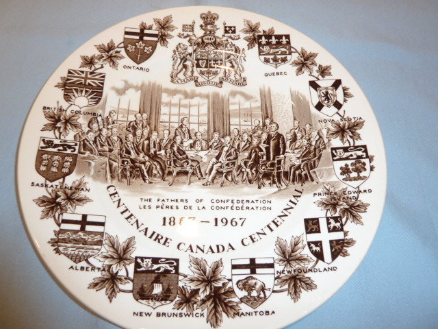 Wood & Sons Plate - Centenaire Canada Centennial 1867-1967