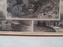 1872 SCENES IN DRUID HILL PARK , BALTIMORE MD, FRAMED WOOD ENGRAVING PRINT