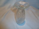 CLEAR JEANNETTE IRIS & HERRINGBONE FOOTED WATER TUMBLER GLASS