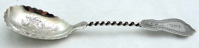 1859 GALE & WILLIS Sterling Silver 5 Pc. Dessert Set