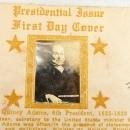 1939 JOHN QUINCY ADAMS Presidential Issue First Day Cover Envelope w/ B&W Photo