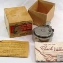 STAINLESS STEEL HUMPHREYS Model 3A Fishing Reel Made Denver w/ Orig Box & Inst.