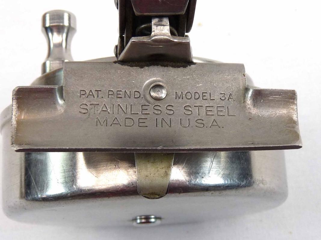 STAINLESS STEEL HUMPHREYS Model 3A Fishing Reel Made Denver w/ Orig Box & Inst.