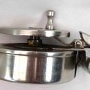 STAINLESS STEEL HUMPHREYS Model 3A Fishing Reel Made Denver w/ Orig Box & Inst.