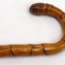 Vintage or Antique Carved Bamboo Root Ball Cane Walking Stick