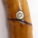 Vintage or Antique Carved Bamboo Root Ball Cane Walking Stick