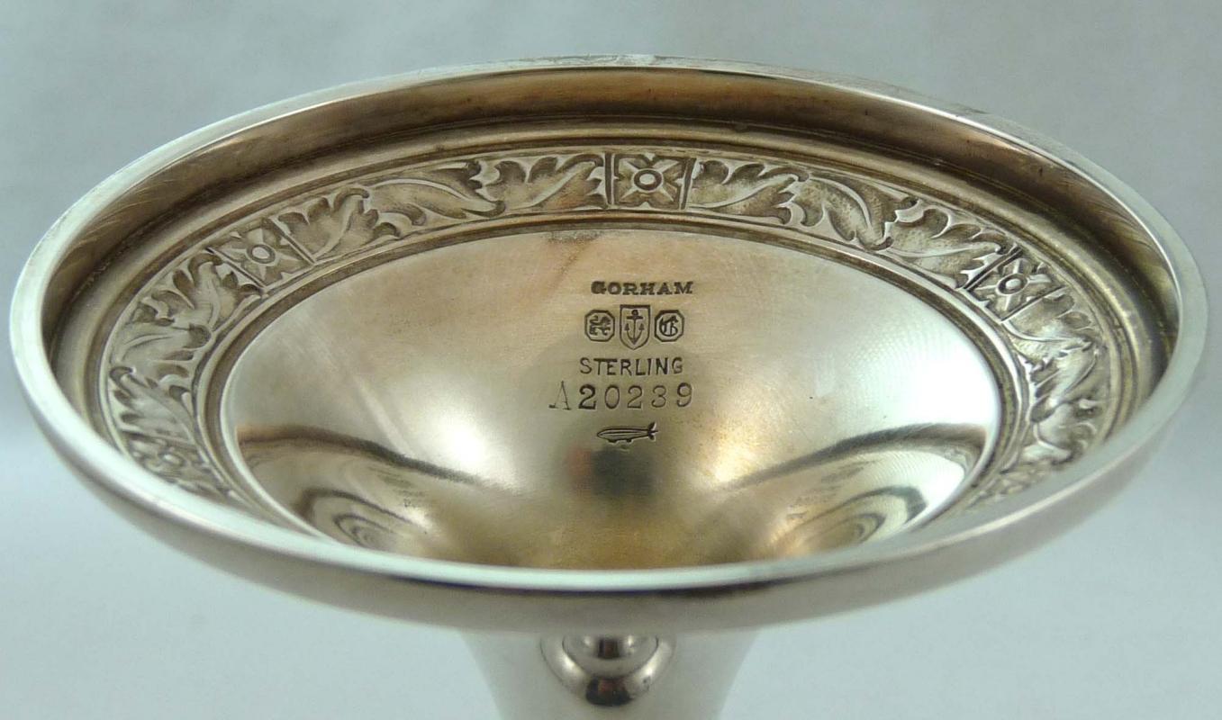 GORHAM Sterling CINDERELLA Gold Lined Goblet