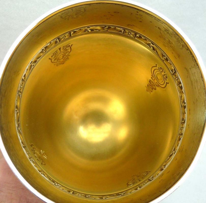 GORHAM Sterling CINDERELLA Gold Lined Goblet