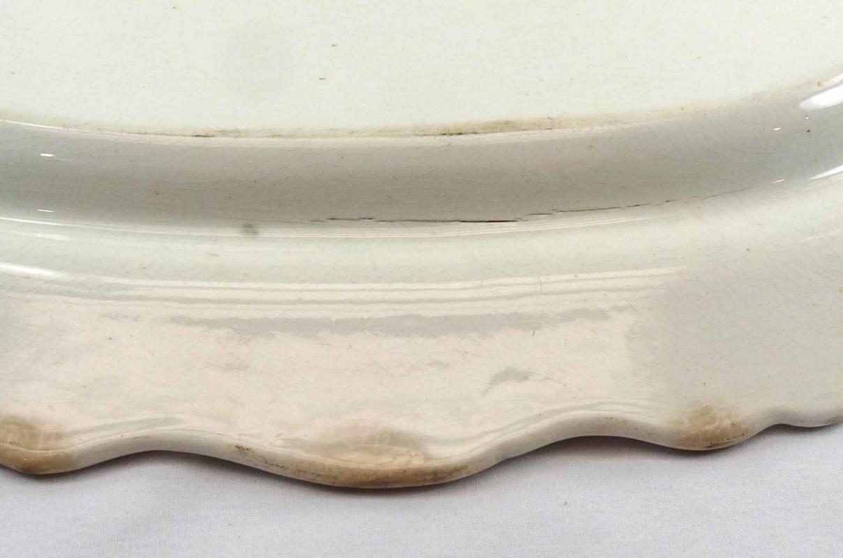 Antique Staffordshire Jacksons VIEW OF NEWBURGH NY Purple 18
