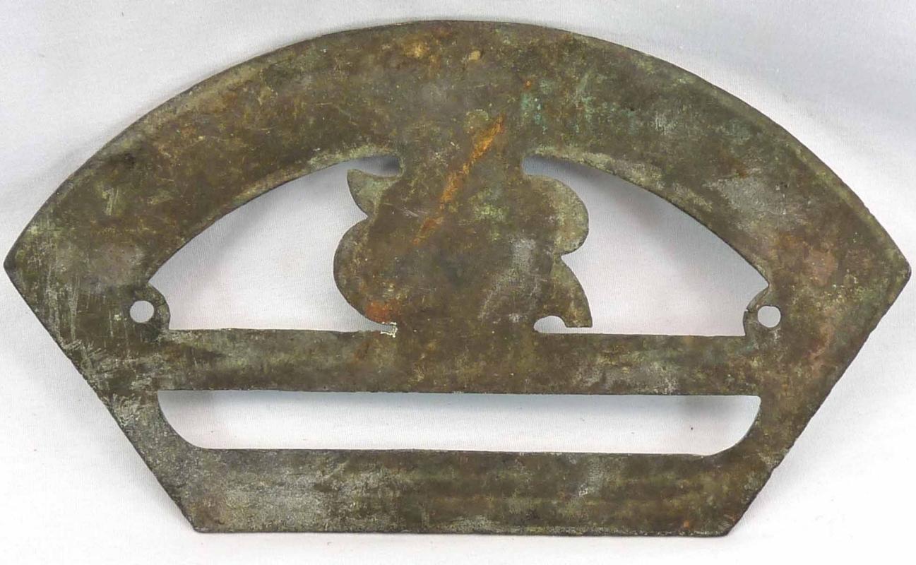 Antique John WILDER'S Salamander Safe Badge Plate 25 Merchants Row Boston MA