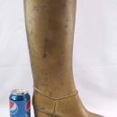 Large Vintage Metal Rubber Boot Mold 17 1/2