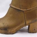 Large Vintage Metal Rubber Boot Mold 17 1/2