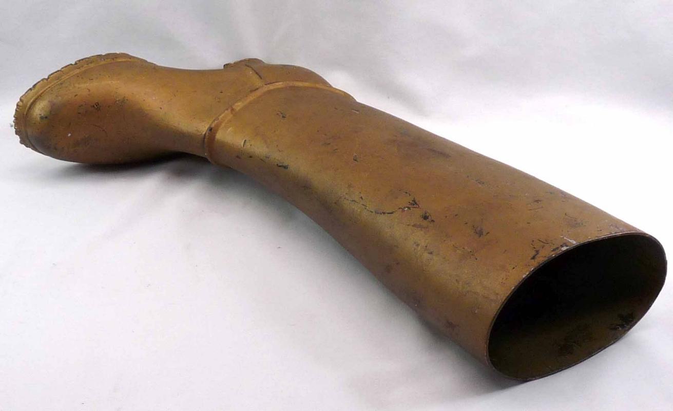 Large Vintage Metal Rubber Boot Mold 17 1/2