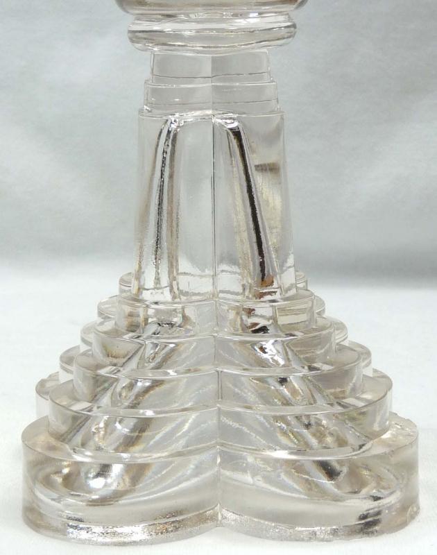 RARE Antique Pair BOSTON & SANDWICH Glass Candlesticks1