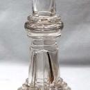 RARE Antique Pair BOSTON & SANDWICH Glass Candlesticks1