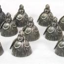 12 Figural Victorian Lady Place Card Holders ALPACCA