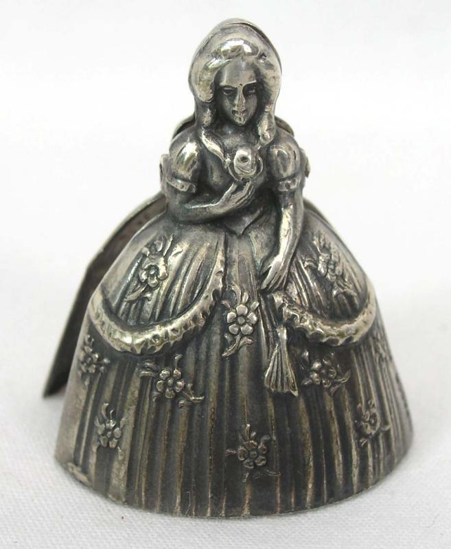 12 Figural Victorian Lady Place Card Holders ALPACCA
