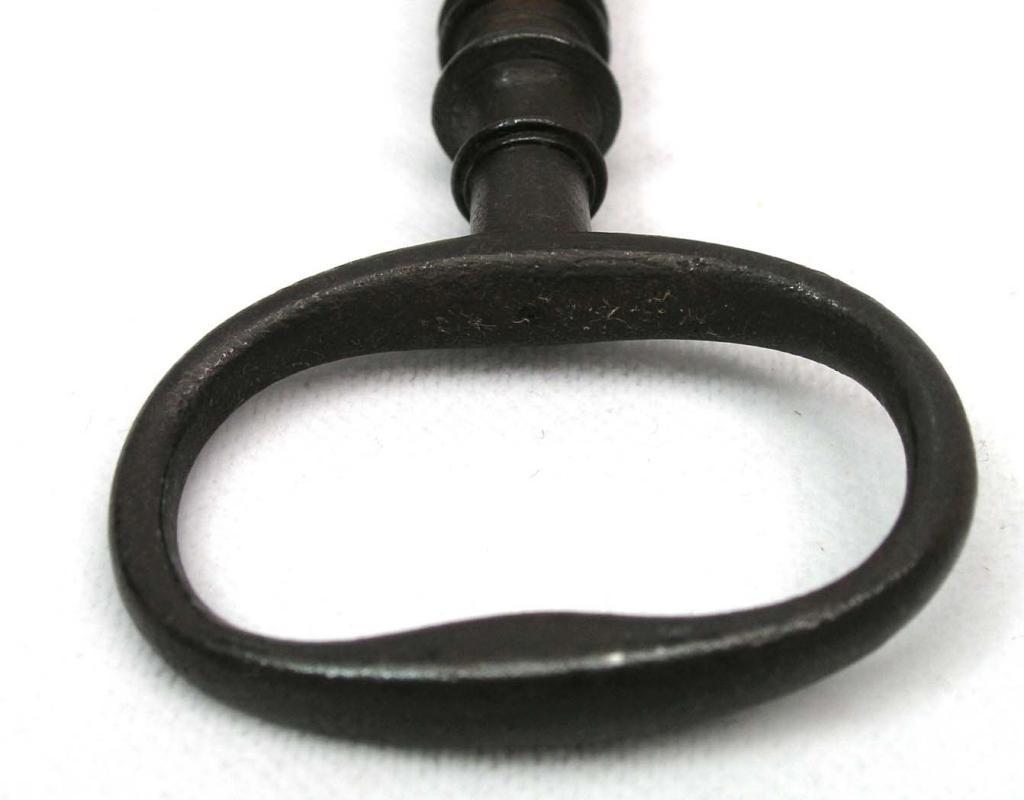 RARE Antique Warded Safe Lock Key Maze Design UNIQUE
