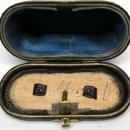 Old L H FORCE Mother of Pearl Opera Glasses w/ Case