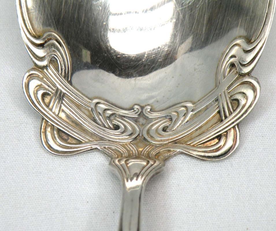 Art Nouveau DURGIN Sterling Berry Casserole Spoon IRIS