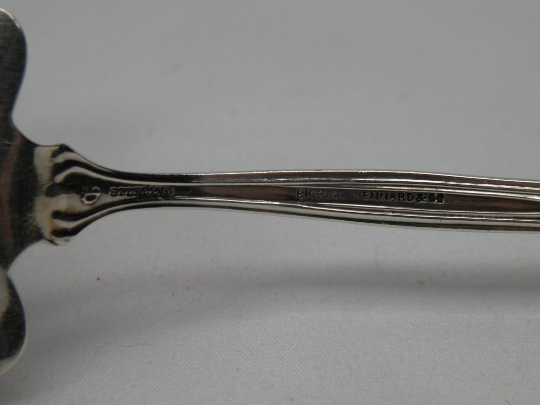 Art Nouveau DURGIN Sterling Berry Casserole Spoon IRIS
