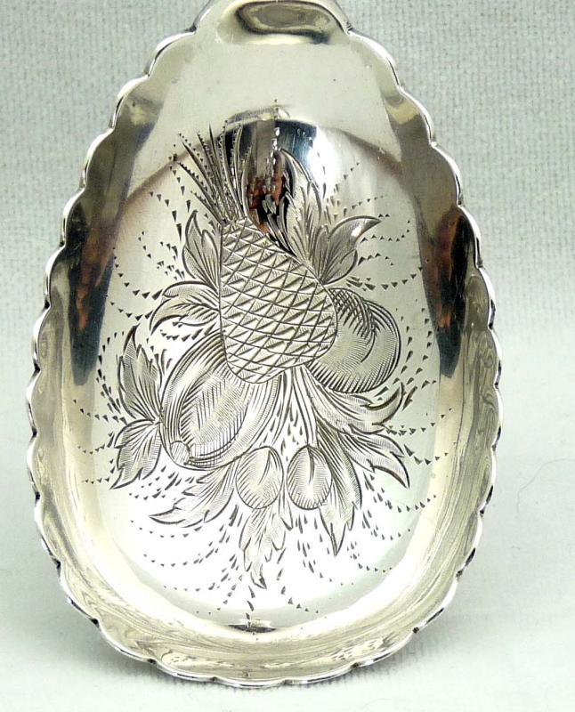 1859 GALE & WILLIS Sterling Silver 5 Pc. Dessert Set
