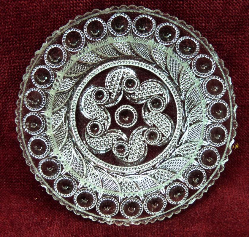 4 Antique Boston & Sandwich EAPG Roman Rosette 4